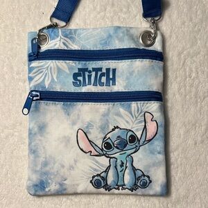 Disney Stitch Blue Crossbody Pouch Bag